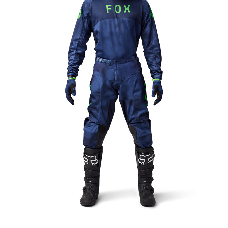 Fox MX25 180 Taunt motocross gear featuring aggressive graphics and durable race-ready materials.