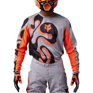 Fox MX25 180 Emotion motocross riding gear featuring bold graphics and durable race-ready construction.
