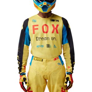 Fox MX25 180 Race Spec motocross jersey and pants with professional race-inspired design.
